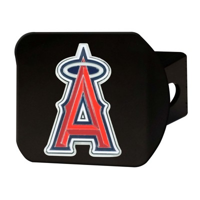 Fan Mats  LLC Los Angeles Angels Color Hitch Cover Black Black