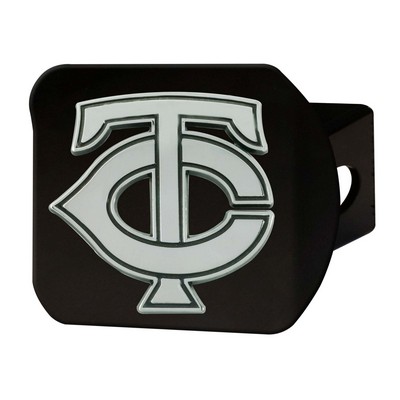 Fan Mats  LLC Minnesota Twins Hitch Cover Black Black