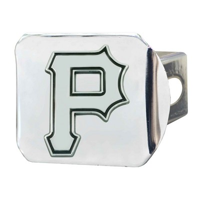 Fan Mats  LLC Pittsburgh Pirates Hitch Cover Chrome Chrome