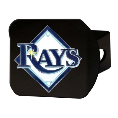 Fan Mats  LLC Tampa Bay Rays Color Hitch Cover Black Black