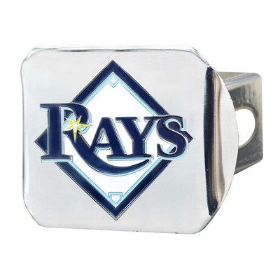 Fan Mats  LLC Tampa Bay Rays Color Hitch Cover Chrome Chrome