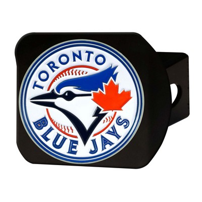 Fan Mats  LLC Toronto Blue Jays Color Hitch Cover Black Black