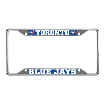 Fan Mats  LLC Toronto Blue Jays License Plate Frame Blue