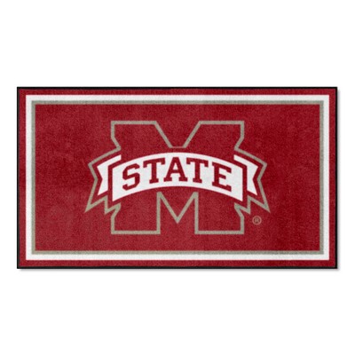 Fan Mats  LLC Mississippi State Bulldogs 3x5 Rug Maroon