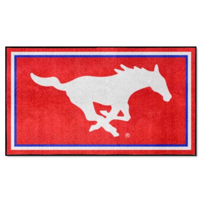 Fan Mats  LLC SMU Mustangs 3x5 Rug Red