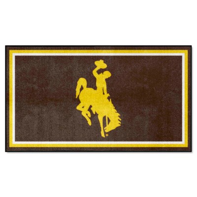 Fan Mats  LLC Wyoming Cowboys 3x5 Rug Brown