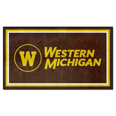 Fan Mats  LLC Western Michigan Broncos 3x5 Rug Brown