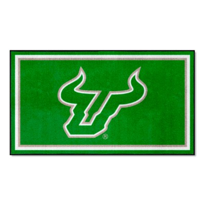 Fan Mats  LLC South Florida Bulls 3x5 Rug Green