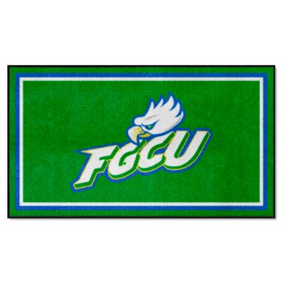 Fan Mats  LLC Florida Gulf Coast Eagles 3x5 Rug Green