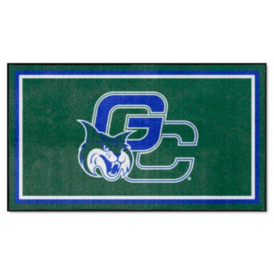 Fan Mats  LLC Georgia College Bobcats 3x5 Rug Green