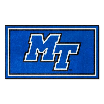 Fan Mats  LLC Middle Tennessee Blue Raiders 3x5 Rug Blue