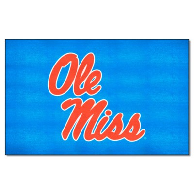 Fan Mats  LLC Ole Miss Rebels Ulti-Mat Light Blue