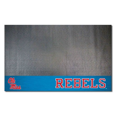 Fan Mats  LLC Ole Miss Rebels Grill Mat Light Blue