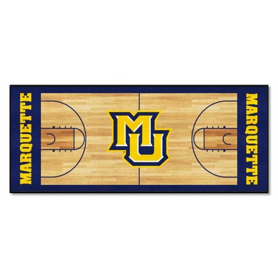 Fan Mats  LLC Marquette Golden Eagles NCAA Basketball Runner Navy