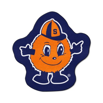 Fan Mats  LLC Syracuse Orange Mascot Rug Orange