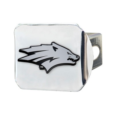 Fan Mats  LLC Nevada Wolfpack Hitch Cover Chrome Chrome