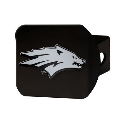 Fan Mats  LLC Nevada Wolfpack Hitch Cover Black Black