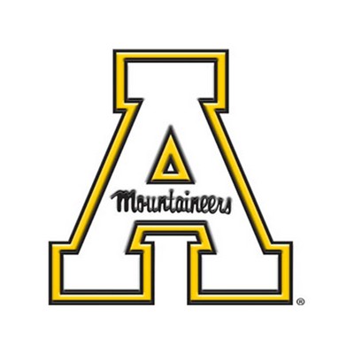 Fan Mats  LLC Appalachian State Mountaineers Color Emblem White