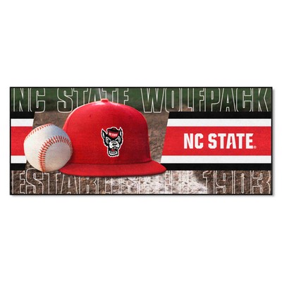 Fan Mats  LLC NC State Wolfpack Baseball Runner Red