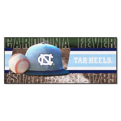 Fan Mats  LLC North Carolina Tar Heels Baseball Runner Blue