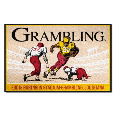 Fan Mats  LLC Grambling State Tigers Starter Mat Ticket Tan