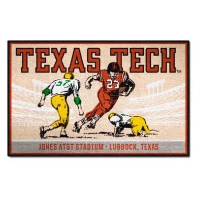 Fan Mats  LLC Texas Tech Red Raiders Starter Mat Ticket Tan