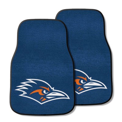 Fan Mats  LLC UTSA Roadrunners 2-pc Carpet Car Mat Set Navy