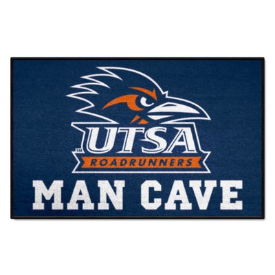 Fan Mats  LLC UTSA Roadrunners Starter Mat Man Cave Navy