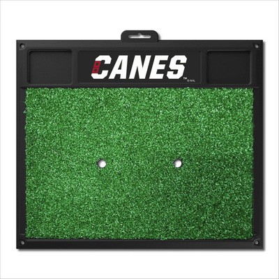 Fan Mats  LLC Carolina Hurricanes Golf Hitting Mat Green