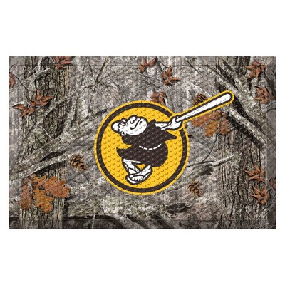 Fan Mats  LLC San Diego Padres Camo Scraper Mat Camo