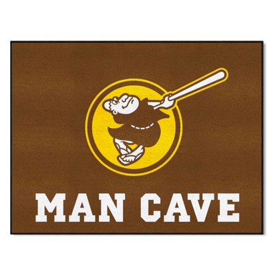 Fan Mats  LLC San Diego Padres All-Star Mat Man Cave Brown