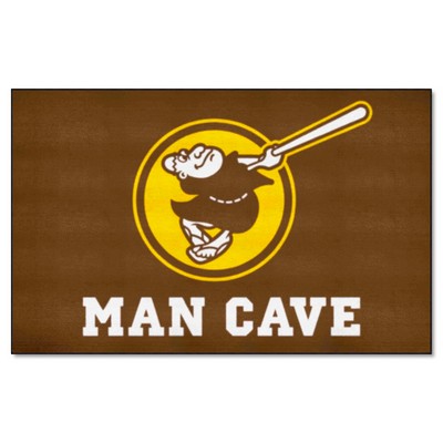 Fan Mats  LLC San Diego Padres Ulti-Mat Man Cave Brown