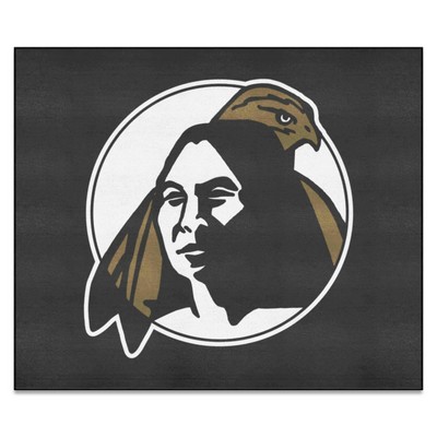 Fan Mats  LLC UNC Pembroke Braves Tailgater Mat Black