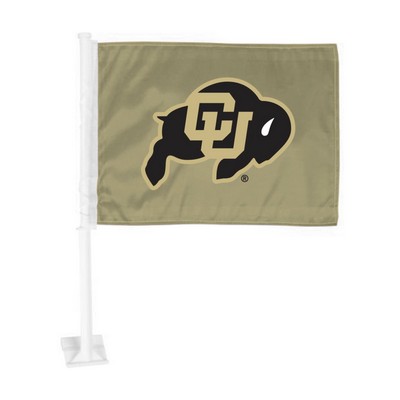 Fan Mats  LLC Colorado Buffaloes Car Flag Gold