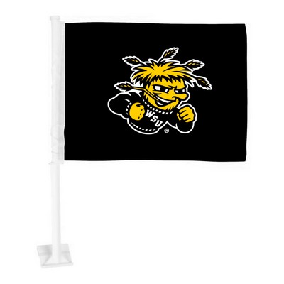 Fan Mats  LLC Wichita State Shockers Car Flag Black