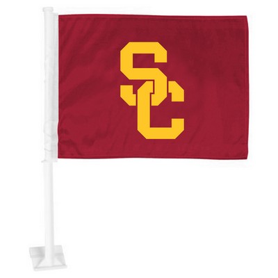 Fan Mats  LLC Southern California Trojans Car Flag Red