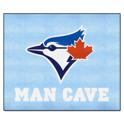 Fan Mats  LLC Toronto Blue Jays Tailgater Mat Man Cave Light Blue