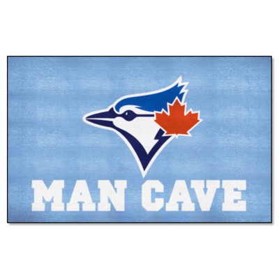 Fan Mats  LLC Toronto Blue Jays Ulti-Mat Man Cave Light Blue