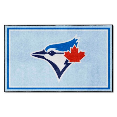 Fan Mats  LLC Toronto Blue Jays 4x6 Rug Light Blue