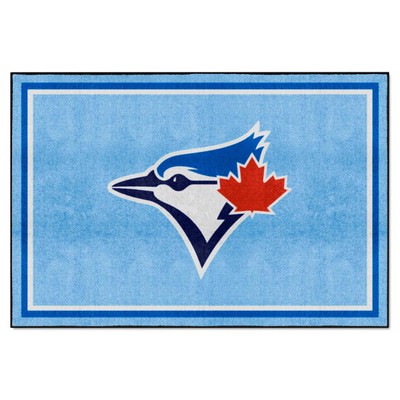 Fan Mats  LLC Toronto Blue Jays 5x8 Rug Light Blue