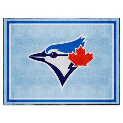 Fan Mats  LLC Toronto Blue Jays 8x10 Rug Light Blue