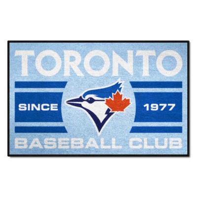 Fan Mats  LLC Toronto Blue Jays Starter Mat Uniform Light Blue