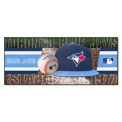 Fan Mats  LLC Toronto Blue Jays Baseball Runner Blue