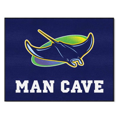 Fan Mats  LLC Tampa Bay Rays All-Star Mat Man Cave Navy