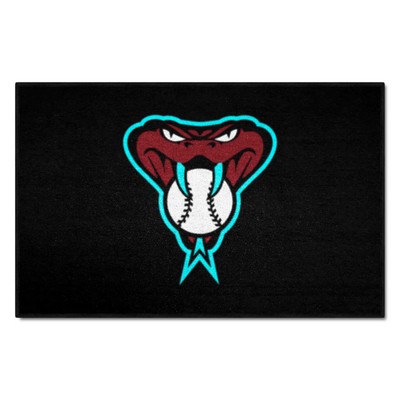 Fan Mats  LLC Arizona Diamondbacks Starter Mat Black