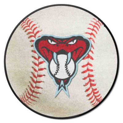 Fan Mats  LLC Arizona Diamondbacks Baseball Mat White