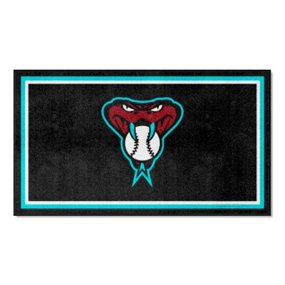 Fan Mats  LLC Arizona Diamondbacks 3x5 Rug Black