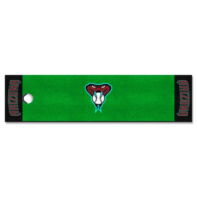 Fan Mats  LLC Arizona Diamondbacks Putting Green Mat Green