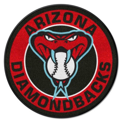 Fan Mats  LLC Arizona Diamondbacks Roundel Mat Red