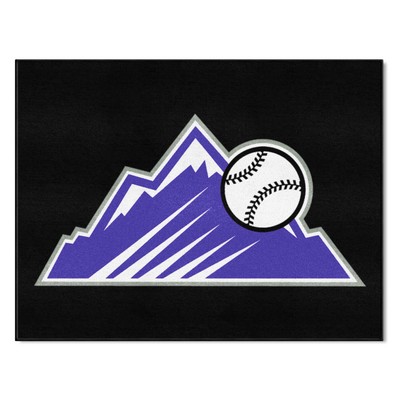 Fan Mats  LLC Colorado Rockies All-Star Mat Black